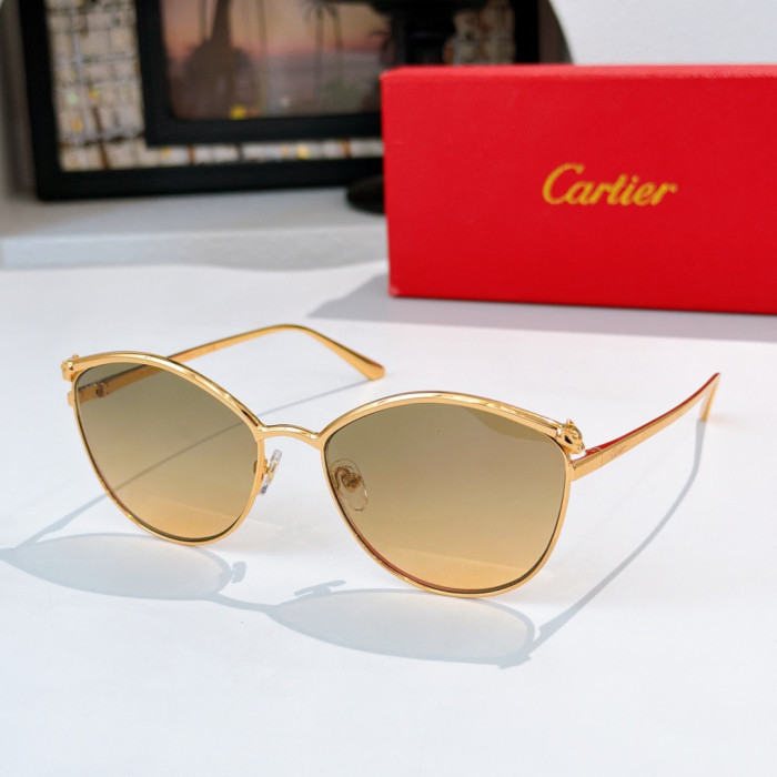 Cartier Sunglasses Luxury Brand Men Womens Sunglasses with Original Box Whatsapp 【+1-3239614486】CT2017S