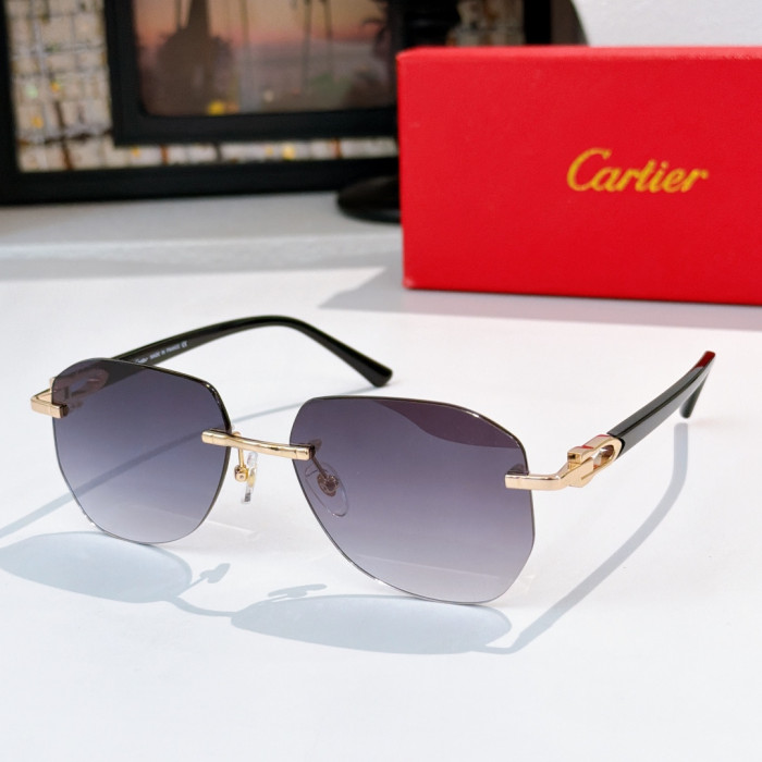 Cartier Sunglasses Luxury Brand Men Womens Sunglasses with Original Box Whatsapp 【+1-3239614486】CT0583S