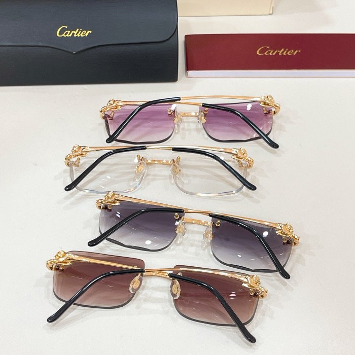 Cartier Sunglasses Luxury Brand Womens Sunglasses with Original Box Whatsapp 【+1-3239614486】CT0281O