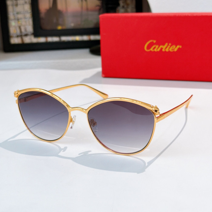 Cartier Sunglasses Luxury Brand Men Womens Sunglasses with Original Box Whatsapp 【+1-3239614486】CT2017S