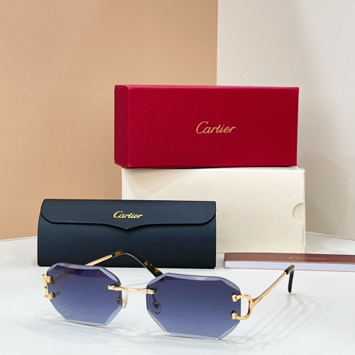 Cartier Sunglasses Luxury Brand Men Womens Sunglasses with Original Box Whatsapp 【+1-3239614486】CT0092O