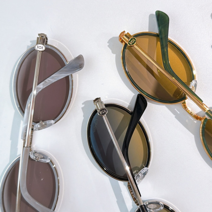Cartier Sunglasses Luxury Brand Womens Sunglasses with Original Box Whatsapp 【+1-3239614486】CT0807S