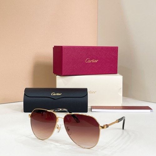 Cartier Sunglasses Luxury Brand Mens Sunglasses with Original Box Whatsapp 【+1-3239614486】CT0530S