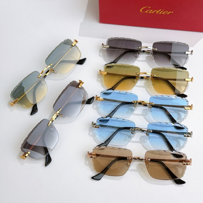 Cartier Sunglasses Luxury Brand Womens Sunglasses with Original Box Whatsapp 【+1-3239614486】CT0805S