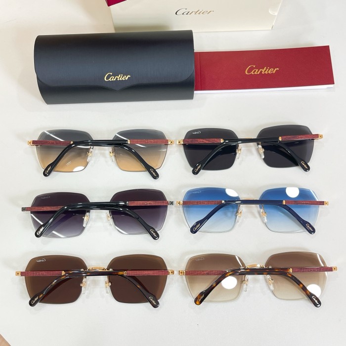 Cartier Sunglasses Luxury Brand Men Womens Sunglasses with Original Box Whatsapp 【+1-3239614486】CT0481S