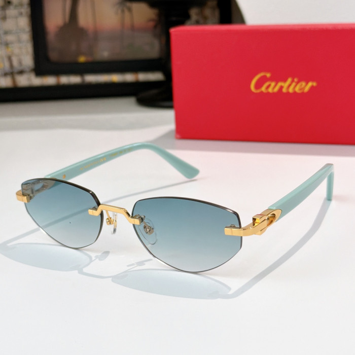 Cartier Sunglasses Luxury Brand Womens Sunglasses with Original Box Whatsapp 【+1-3239614486】CT0580S