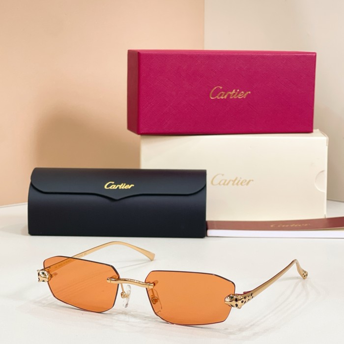 Cartier Sunglasses Luxury Brand Men Womens Sunglasses with Original Box Whatsapp 【+1-3239614486】CT0474S