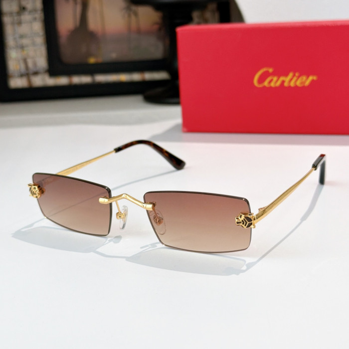 Cartier Sunglasses Luxury Brand Womens Sunglasses with Original Box Whatsapp 【+1-3239614486】CT0598S