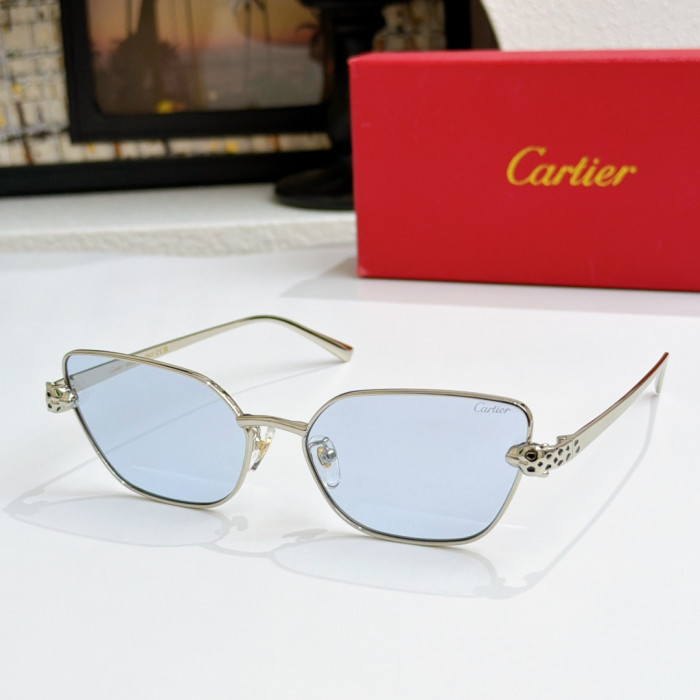 Cartier Sunglasses Luxury Brand Womens Sunglasses with Original Box Whatsapp 【+1-3239614486】CT0495S