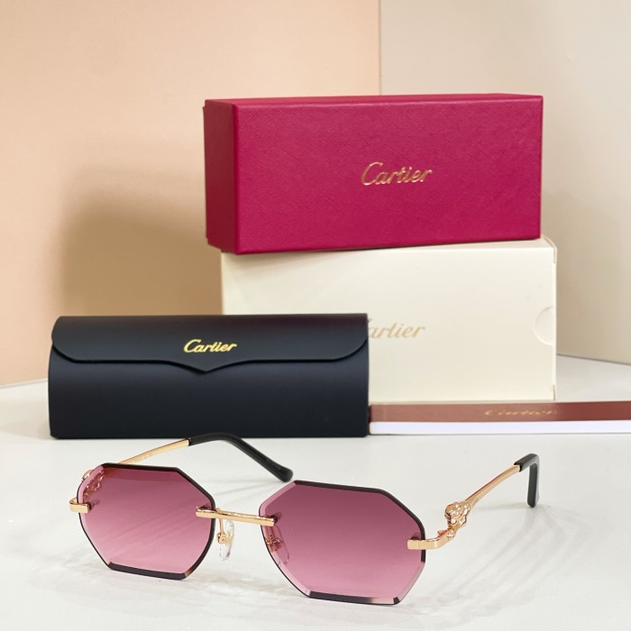 Cartier Sunglasses Luxury Brand Womens Sunglasses with Original Box Whatsapp 【+1-3239614486】CT0828S