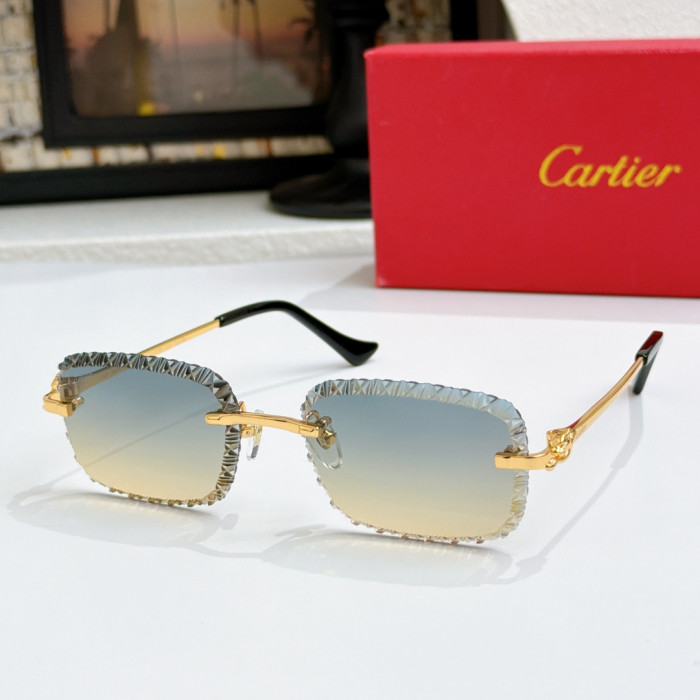 Cartier Sunglasses Luxury Brand Womens Sunglasses with Original Box Whatsapp 【+1-3239614486】CT0803S