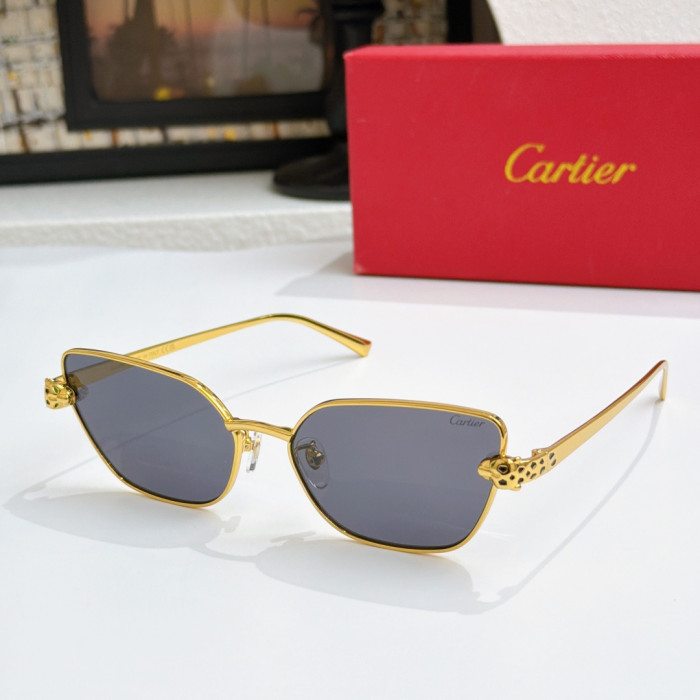 Cartier Sunglasses Luxury Brand Womens Sunglasses with Original Box Whatsapp 【+1-3239614486】CT0495S