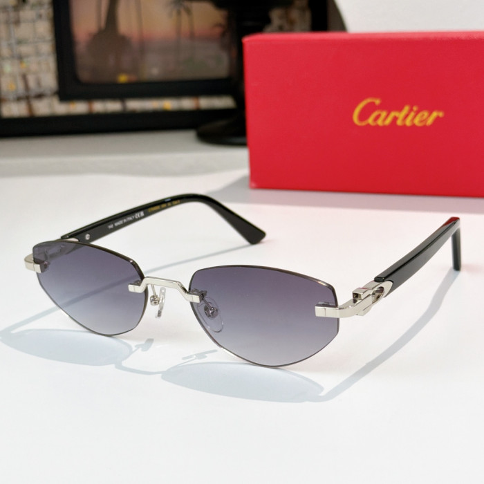 Cartier Sunglasses Luxury Brand Womens Sunglasses with Original Box Whatsapp 【+1-3239614486】CT0580S