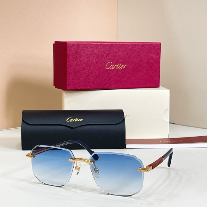 Cartier Sunglasses Luxury Brand Men Womens Sunglasses with Original Box Whatsapp 【+1-3239614486】CT0483S