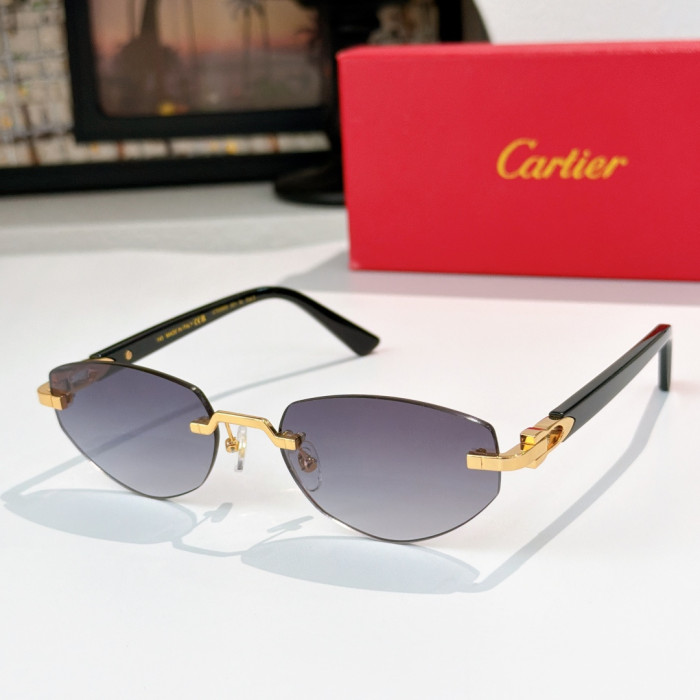 Cartier Sunglasses Luxury Brand Womens Sunglasses with Original Box Whatsapp 【+1-3239614486】CT0580S