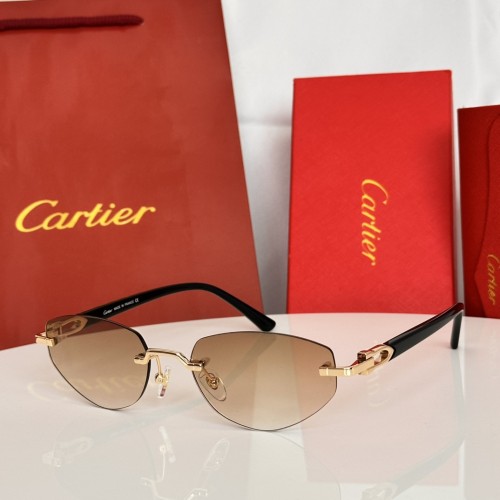 Cartier Sunglasses Luxury Brand Womens Sunglasses with Original Box Whatsapp 【+1-3239614486】CT0580S
