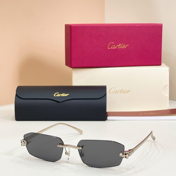 Cartier Sunglasses Luxury Brand Men Womens Sunglasses with Original Box Whatsapp 【+1-3239614486】CT0474S