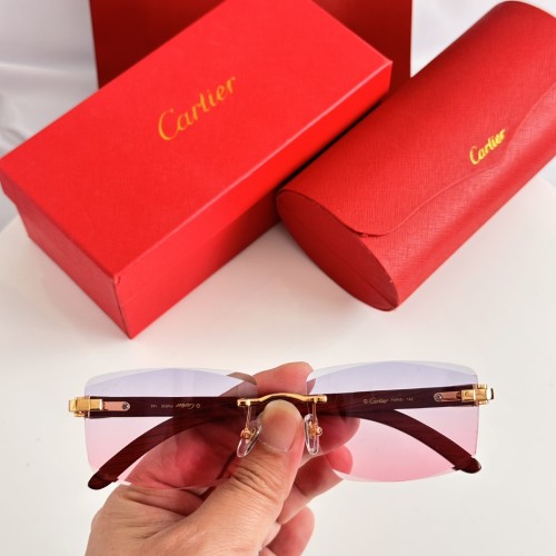 Cartier Sunglasses Luxury Brand Men Womens Sunglasses with Original Box Whatsapp 【+1-3239614486】CT01674O