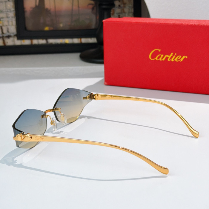 Cartier Sunglasses Luxury Brand Womens Sunglasses with Original Box Whatsapp 【+1-3239614486】CT02041O