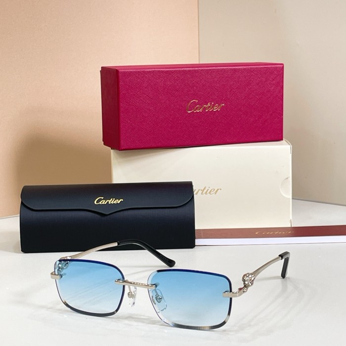 Cartier Sunglasses Luxury Brand Womens Sunglasses with Original Box Whatsapp 【+1-3239614486】CT0554O