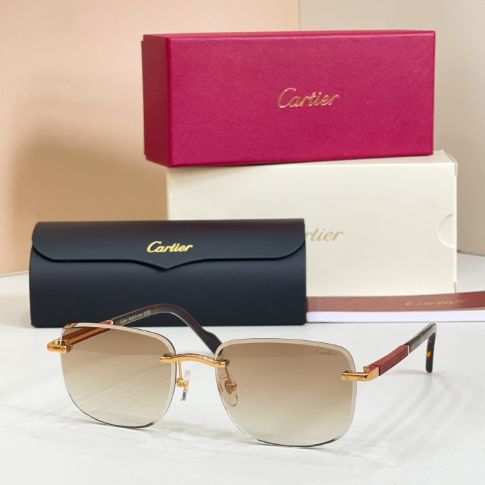 Cartier Sunglasses Luxury Brand Men Womens Sunglasses with Original Box Whatsapp 【+1-3239614486】CT0482S