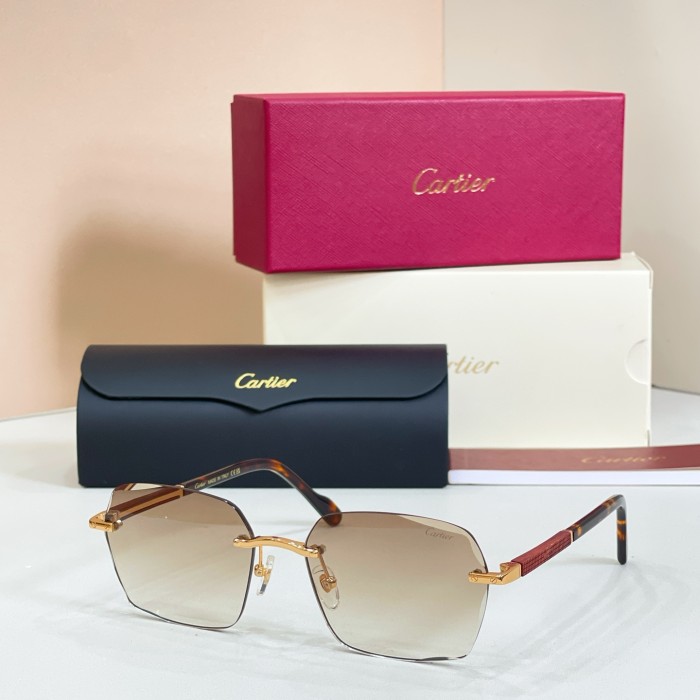 Cartier Sunglasses Luxury Brand Men Womens Sunglasses with Original Box Whatsapp 【+1-3239614486】CT0481S