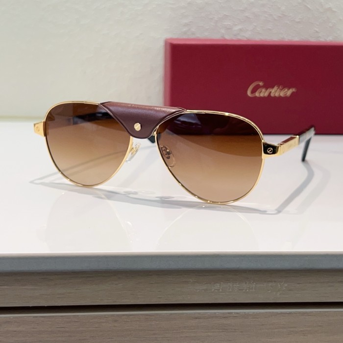 Cartier Sunglasses Luxury Brand Mens Sunglasses with Original Box Whatsapp 【+1-3239614486】CT0418S