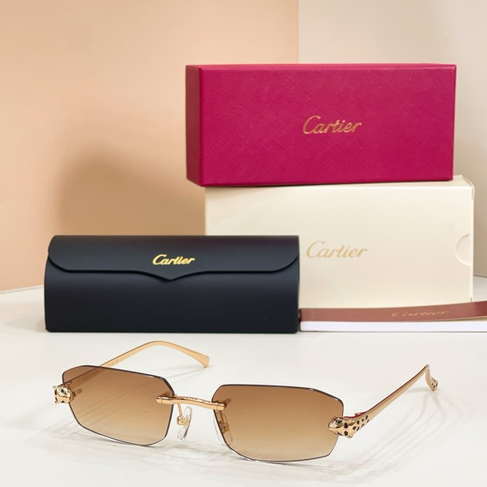 Cartier Sunglasses Luxury Brand Men Womens Sunglasses with Original Box Whatsapp 【+1-3239614486】CT0474S