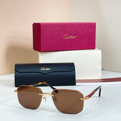 Cartier Sunglasses Luxury Brand Men Womens Sunglasses with Original Box Whatsapp 【+1-3239614486】CT0483S