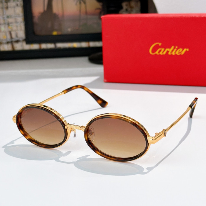 Cartier Sunglasses Luxury Brand Womens Sunglasses with Original Box Whatsapp 【+1-3239614486】CT0807S