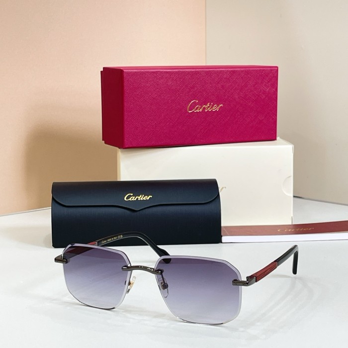 Cartier Sunglasses Luxury Brand Men Womens Sunglasses with Original Box Whatsapp 【+1-3239614486】CT0483S