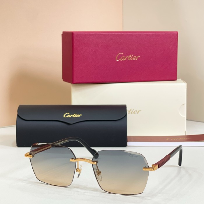 Cartier Sunglasses Luxury Brand Men Womens Sunglasses with Original Box Whatsapp 【+1-3239614486】CT0481S