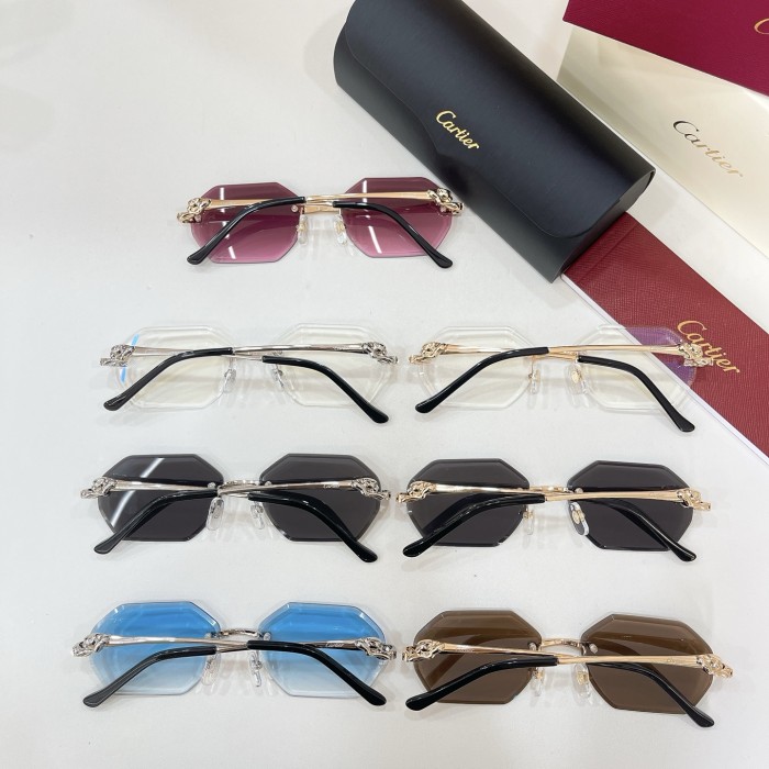 Cartier Sunglasses Luxury Brand Womens Sunglasses with Original Box Whatsapp 【+1-3239614486】CT0828S