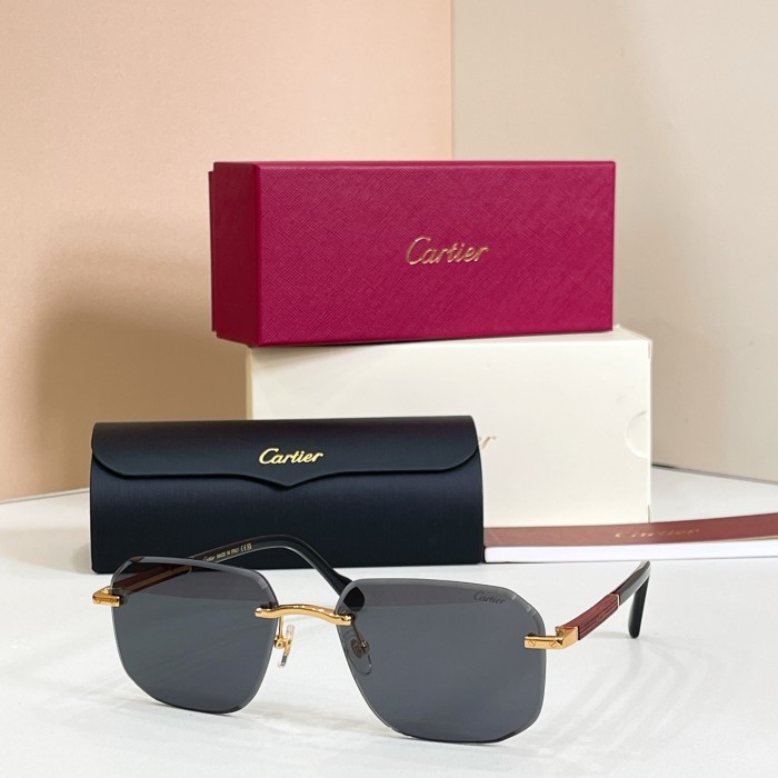 Cartier Sunglasses Luxury Brand Men Womens Sunglasses with Original Box Whatsapp 【+1-3239614486】CT0483S