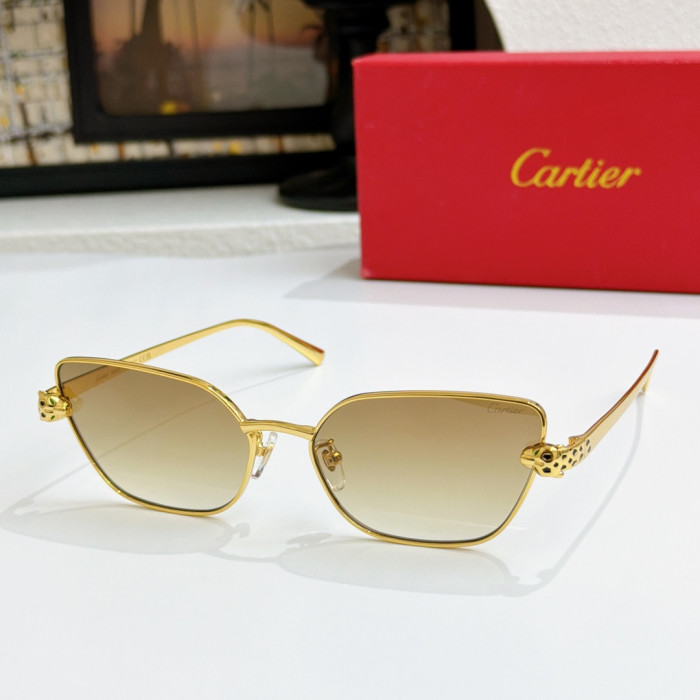 Cartier Sunglasses Luxury Brand Womens Sunglasses with Original Box Whatsapp 【+1-3239614486】CT0495S