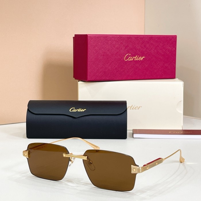 Cartier Sunglasses Luxury Brand Mens Sunglasses with Original Box Whatsapp 【+1-3239614486】CT0652S