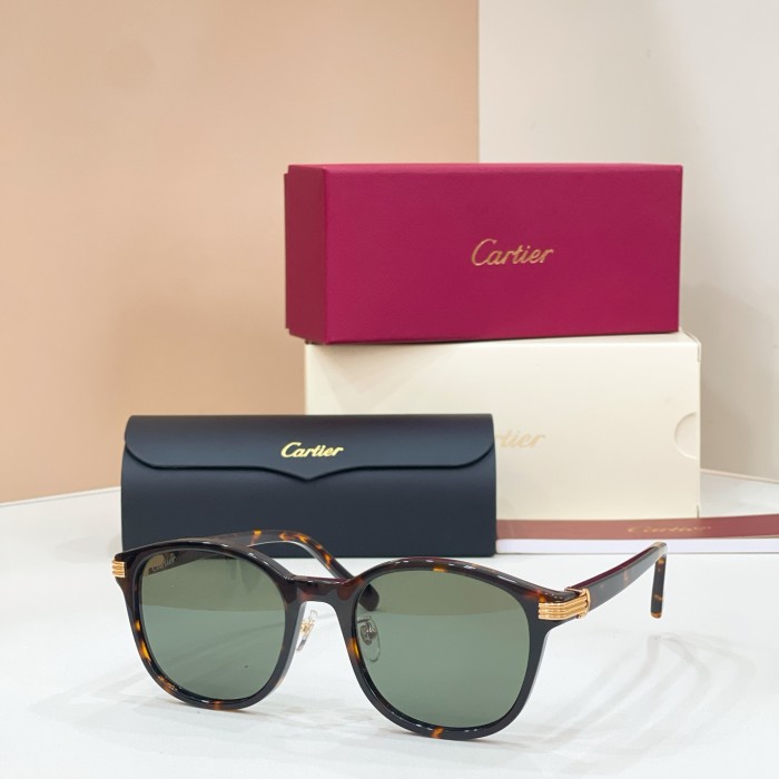 Cartier Sunglasses Luxury Brand Men Womens Sunglasses with Original Box Whatsapp 【+1-3239614486】CT0302S