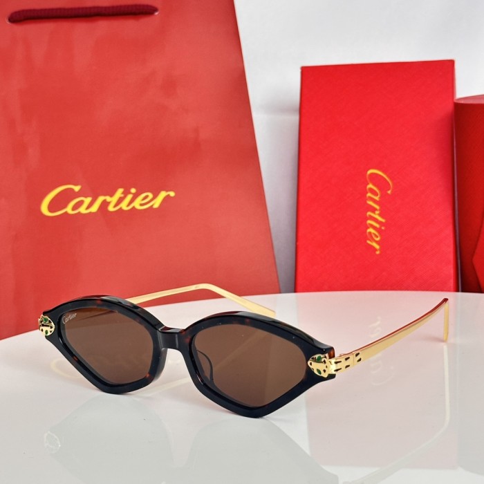 Cartier Sunglasses Luxury Brand Womens Sunglasses with Original Box Whatsapp 【+1-3239614486】CT0712S