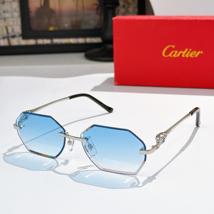 Cartier Sunglasses Luxury Brand Womens Sunglasses with Original Box Whatsapp 【+1-3239614486】CT0828