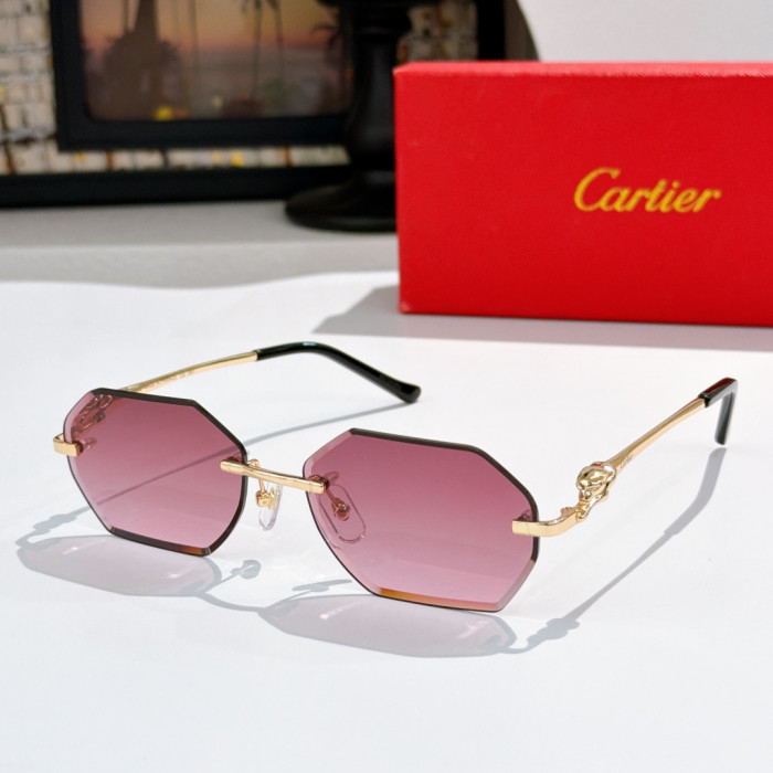 Cartier Sunglasses Luxury Brand Womens Sunglasses with Original Box Whatsapp 【+1-3239614486】CT0828