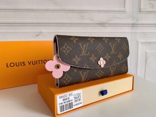Louis Vuitton Womens Bags Wallets Luxury Brand Fashion Emilie Wallet M62369 with Original Box whatsapp 【+1-3239614486】