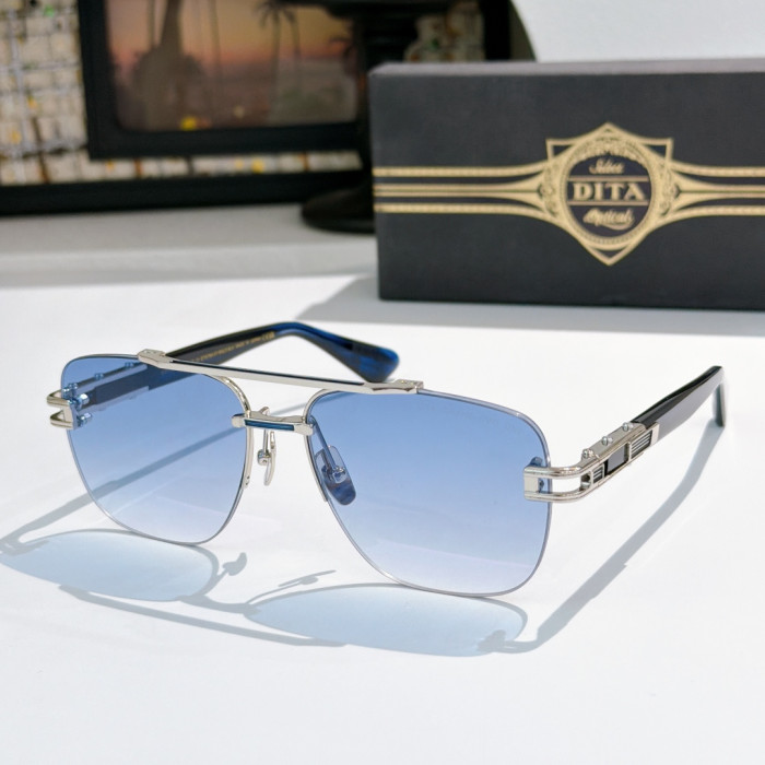 Dita Sunglasses Luxury Brand Mens Sunglasses with Original Box Whatsapp 【+1-3239614486】DTS785-03-SLV- WT I