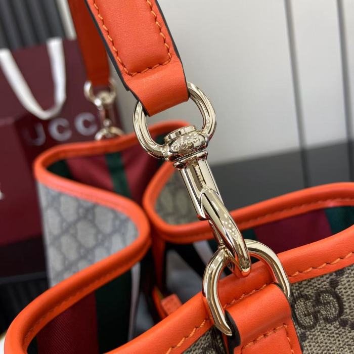 Gucci Womens Bags Shoulder Bag Luxury Brand Ophidia GG Emblem medium bucket bag 815103 FAD6L 9758 whatsapp 【+1-3239614486】
