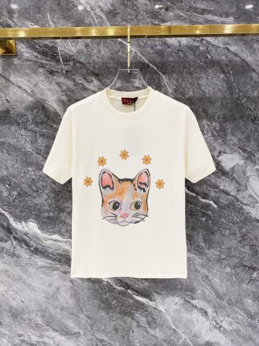 Gucci Luxury Brand Women Mens Short Sleeve T-Shirt Top Quality Whatsapp 【+1-3239614486】