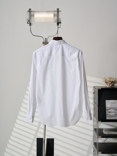 Dior Mens Long Sleeve Shirts Luxury Brand Mens Shirt with Dior Embroidery Top Quality Whatsapp 【+1-3239614486】