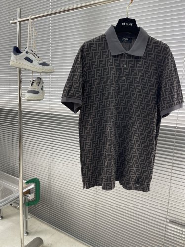 Fendi Luxury Brand Mens Short Sleeve T-Shirt Polo Shirt with Original Box Whatsapp 【+1-3239614486】