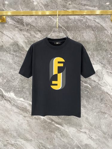 Fendi Luxury Brand Women Mens Short Sleeve T-Shirt with Original Box Whatsapp 【+1-3239614486】