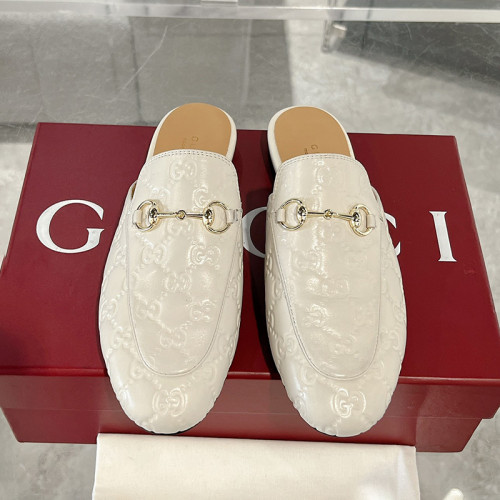 Gucci Womens Shoes Slippers Slides Casual Design Luxury Brand Princetown Horsebit Slippers with Original Box Whatsapp【+1-3239614486】