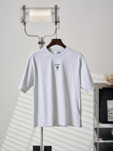 Celine Luxury Brand Women Mens Short Sleeve T-Shirt LOOSE T-SHIRT IN COTTON JERSEY with Original Box Whatsapp 【+1-3239614486】