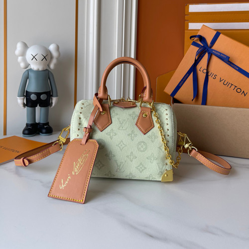 Louis Vuitton Womens Bags Luxury Brand Fashion Type M27951 Speedy Bandoulière 20 Monogram Canvas with Original Box Whatsapp【+1-3239614486】